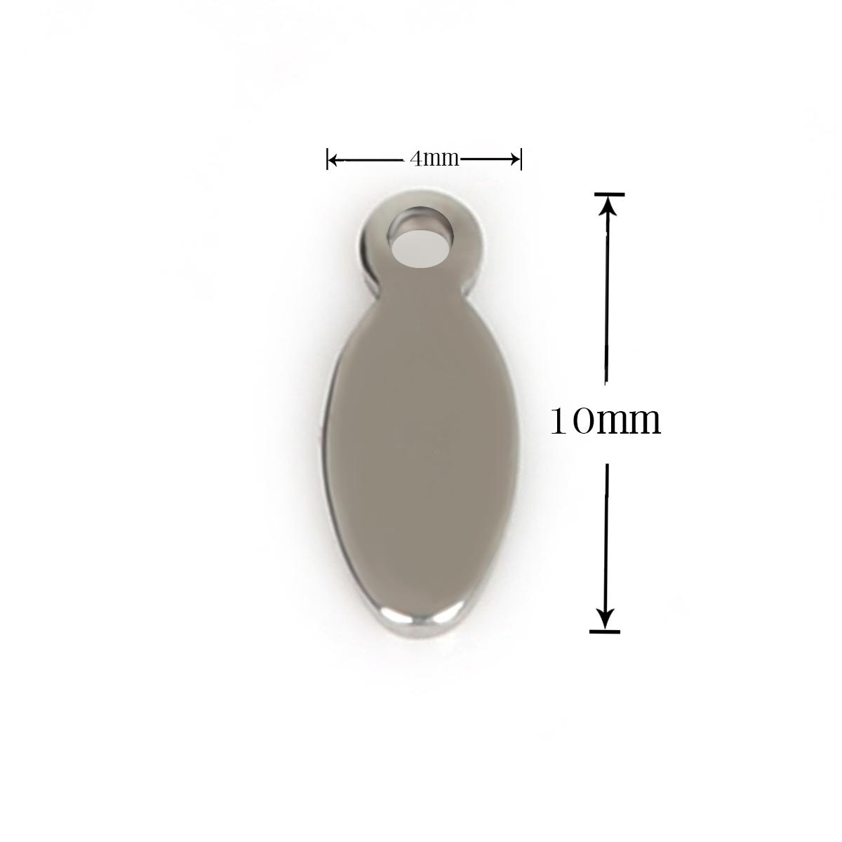 

50 шт. Геометричний кулон з нержавіючої сталі Підвіски для жінок Діти Намисто Браслет Аксесуари для виготовлення прикрас своїми руками