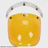 Japanese Three-Button Bubble Lens Motorcycle Helmet