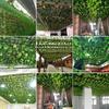 12PCS 2.1M Artificial Plant Vines Green Leaves Ivy Vines For Home Wedding Decoration Wholesale DIY Hanging Wreath Fake Flowers