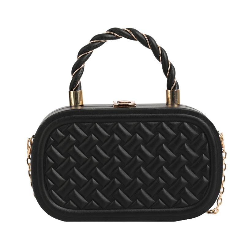 Korean Version of the New Wavy Box Bag, Cosmetic Bag, Styling Small Bag, Women's Bag, Crossbody Shoulder Bag, Handbag.