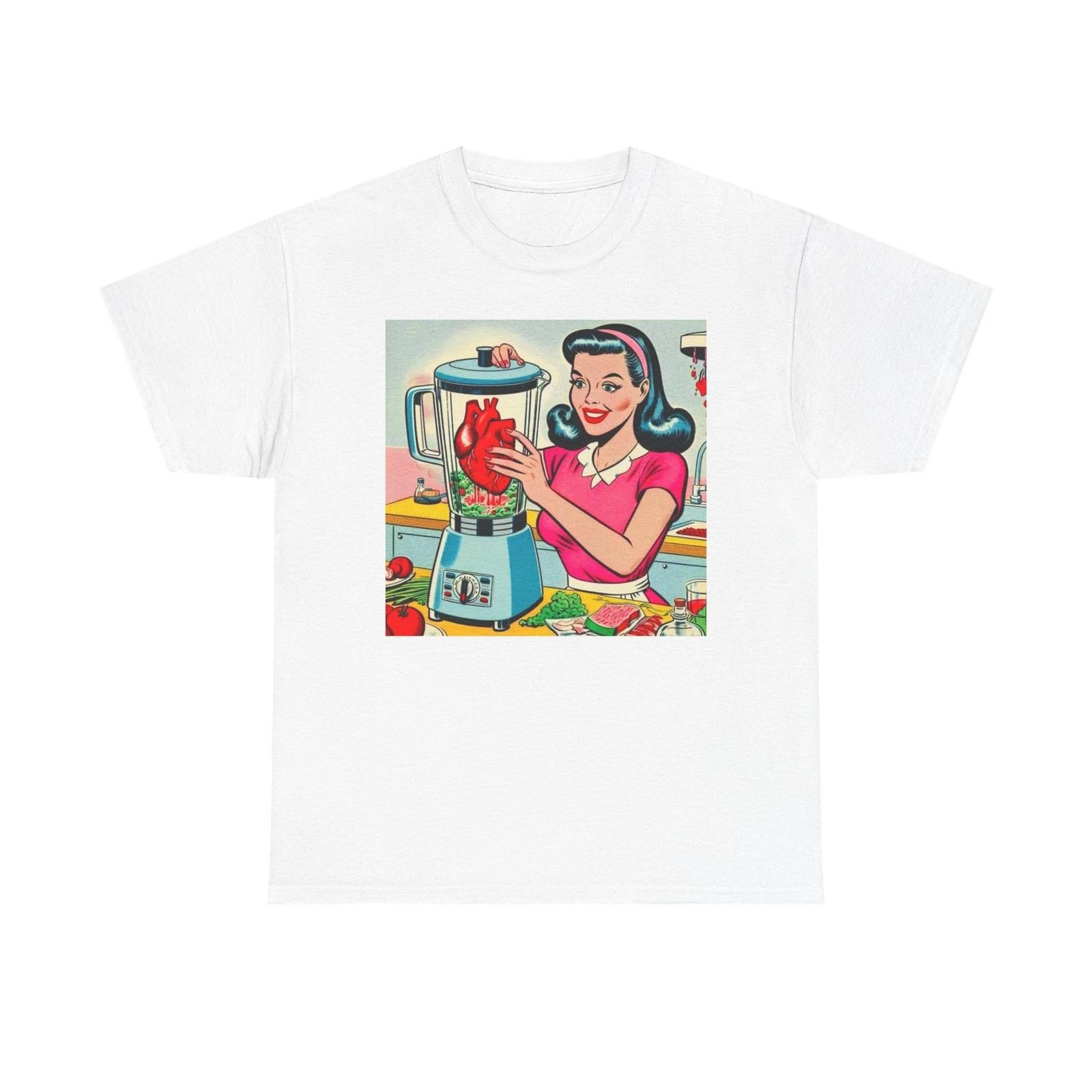 Heartbreaker Woman Art Graphic T Shirt Unisex Heavy Cotton Tee 3XL