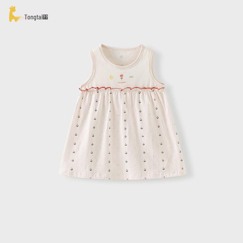 

TONGTAI Baby Girl Sleeveless Summer Dress 80cm