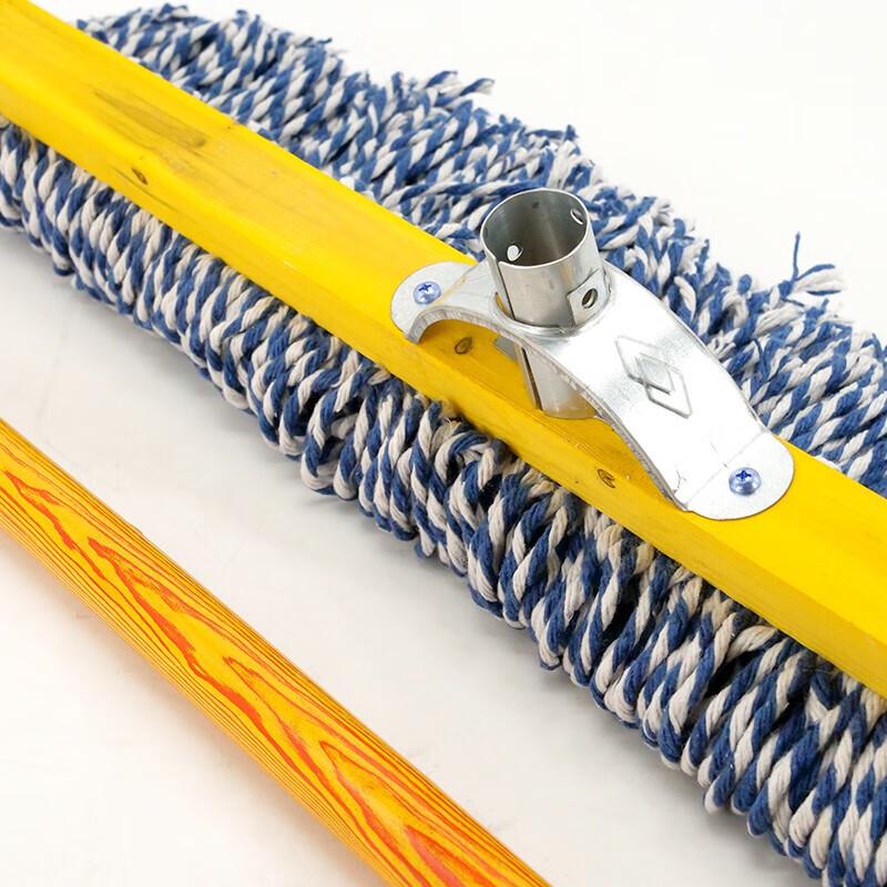 Mashifu Wooden Handle Cotton Flat Mop