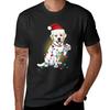 labrador Christmas Lights With Santa Hat Gift T-Shirt summer clothes shirts graphic tees mens t shirts pack