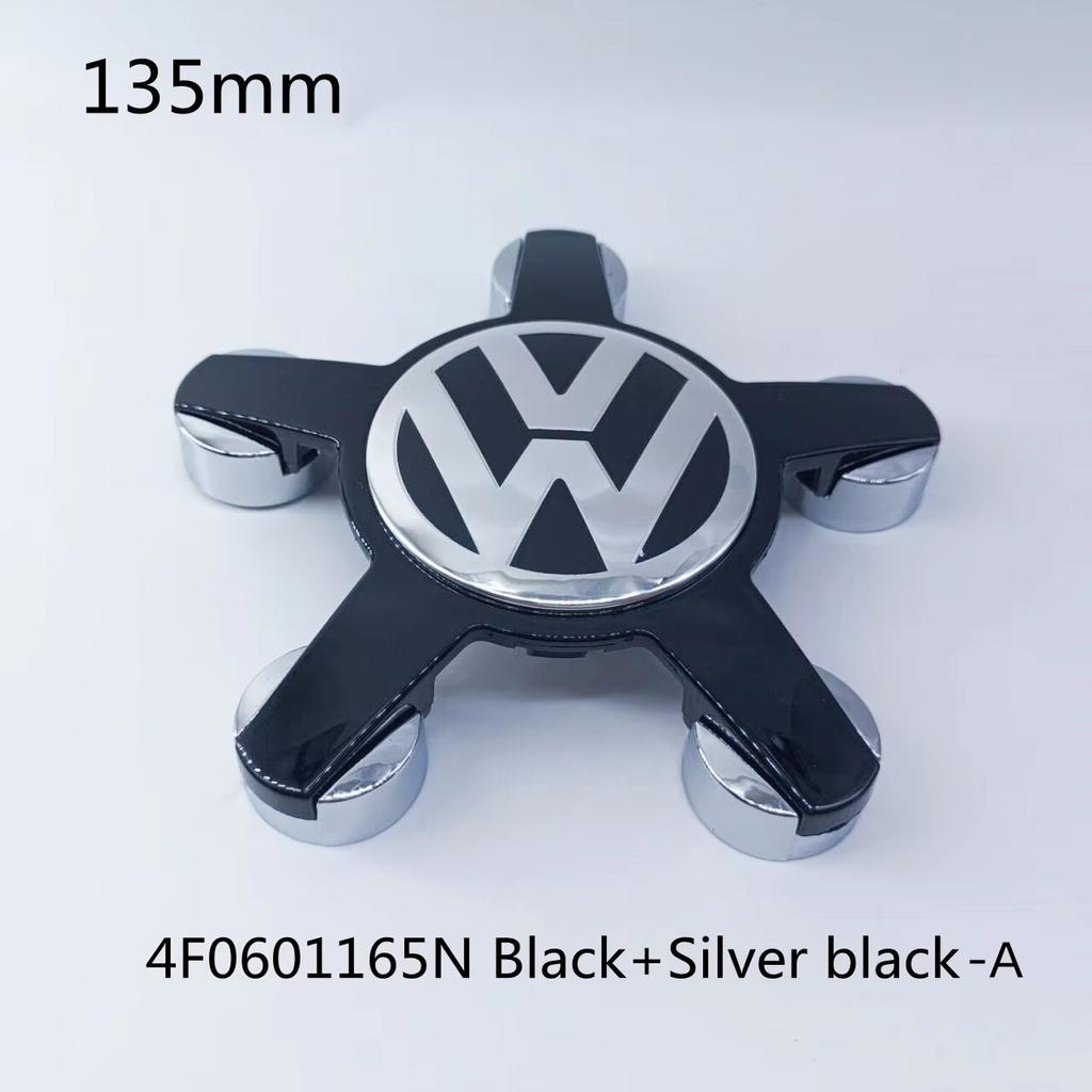 For VOLKSWAGEN VW 4pcs For Volkswagen Golf Polo 135mm 4F0601165N 5Pins Car Wheel Center Caps Rim Hub Cover Hubcap Logo Badge Emb