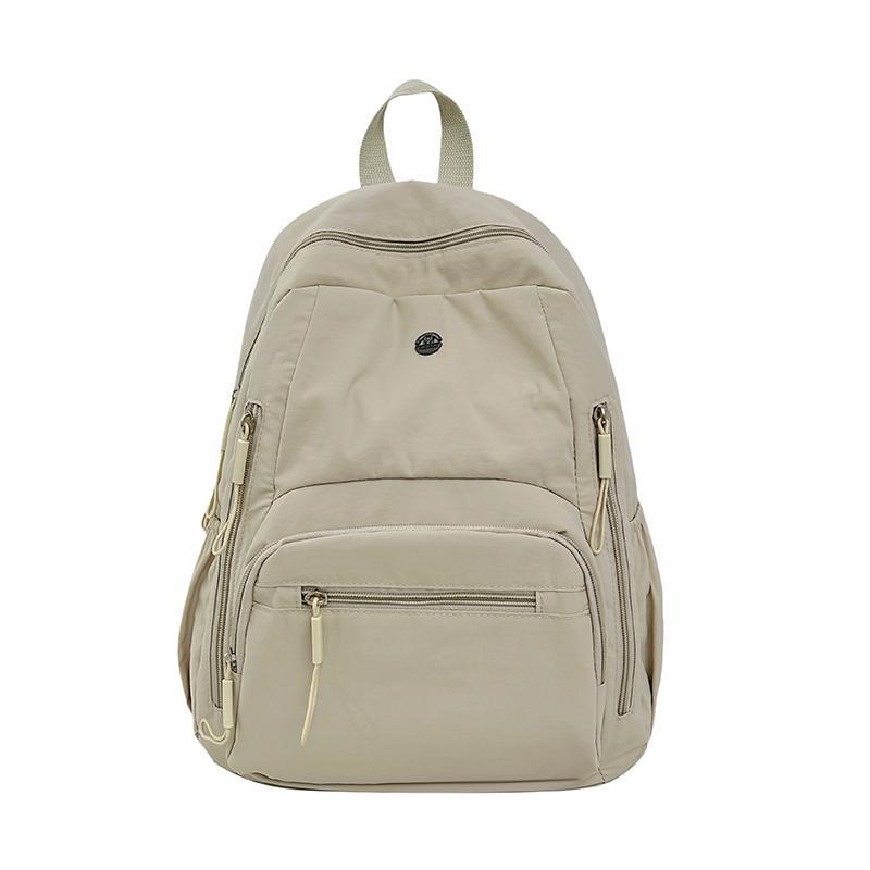 Schoolbag Backpack Women's 1011 New Multi-Pocket College Student School Bag Premium Sense Versatile Large Capacity Travel Ladies Backpack