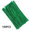 100pcs Chenille Colorful Stems Diy Craft Material Kit Kids Skill Development Toy