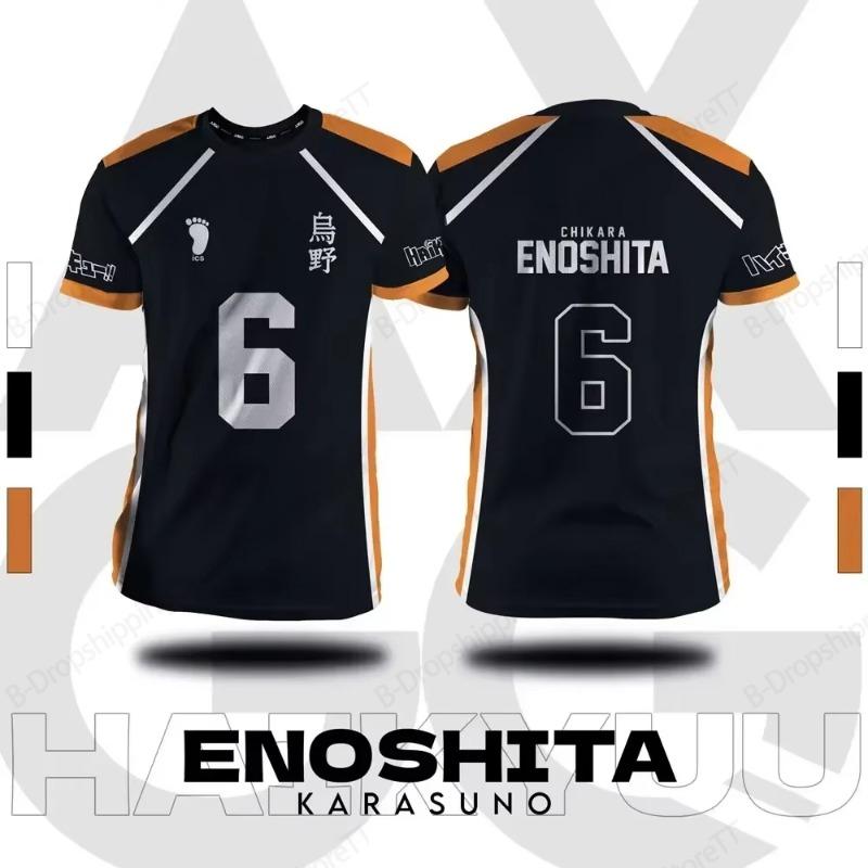 

Jersey Haikyuu Fukurodani Hinata Anime 3D Print T-shirt Men Women Fashion Plus Size Short Sleeve Tops Tees Sports Tshirt Kids 6XL
