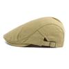 Spring Summer Classic Beret Men British Vintage Cap Solid Color Forward Cap