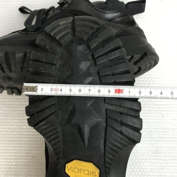 Prada Vibram Sohle Trekkingschuhe High Cut Sneaker Kurze Stiefel Größe 7 25.5 26.0 Schwarz(GEBRAUCHT)