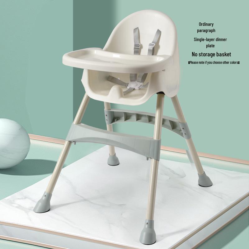 Adjustable Soft Baby High Chair with Detachable Seat