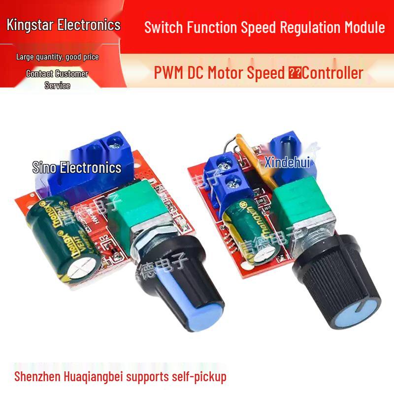 3V-35V PWM DC Motor Speed Controller with LED Dimming & Adjustment Module