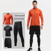 Men's Quick-Dry Reflective Running & Fitness Suit - 4-Piece Set