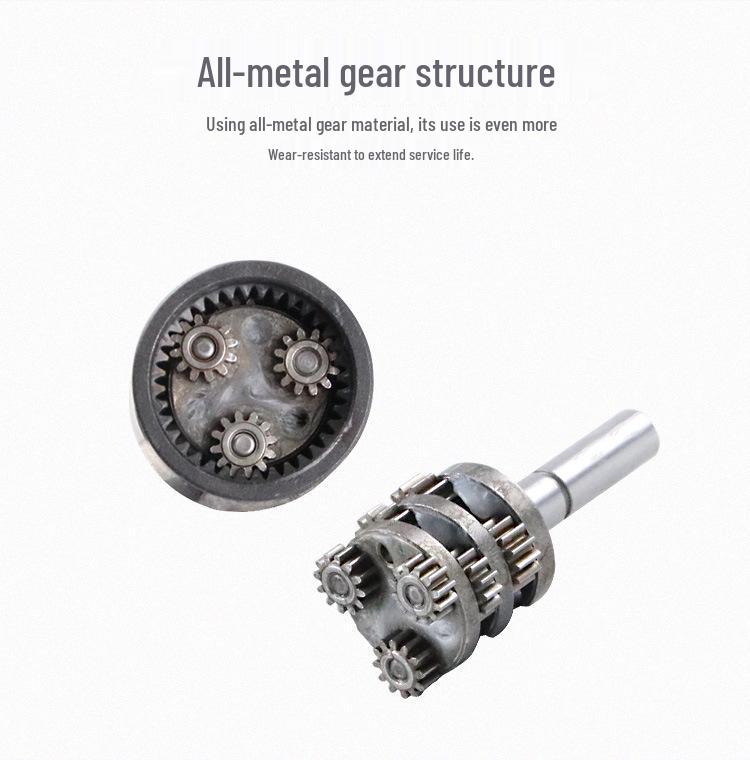 12V/6V 16GP-050 Micro DC Geared Motor - Planetary Gear, Low & Slow Speed