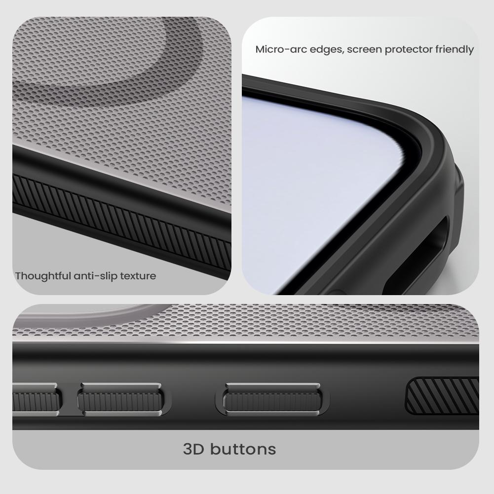 Für OnePlus Ace 6 Handyhülle Nillkin Super Frosted Shield Pro Magnetische Harte PC+TPU Schale Stoßfeste Rückseite