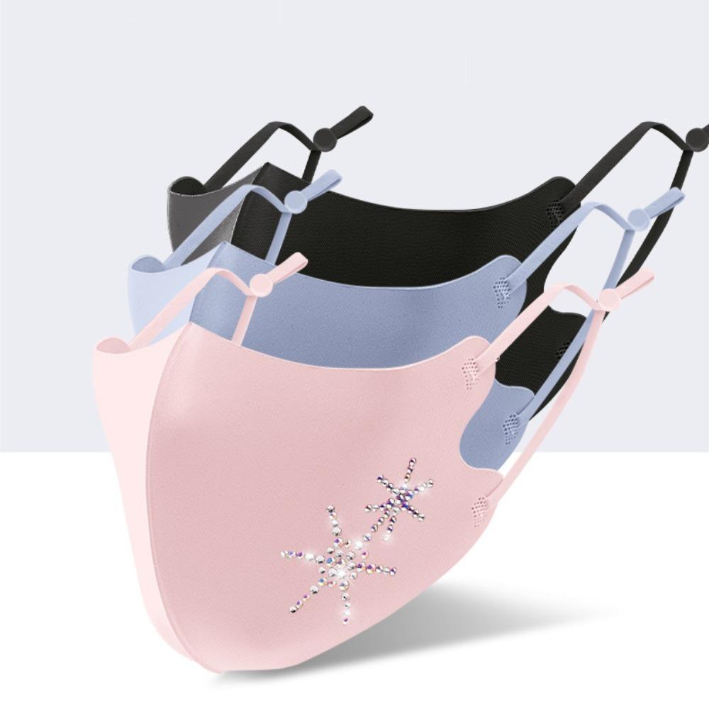 Breathable Ice Silk Mask Anti-UV Anti-sun Mask Fashion Riding Face Mask  Gift