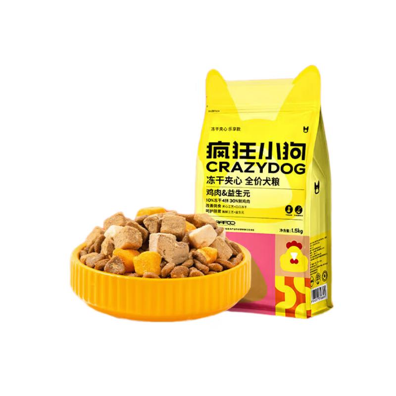 

Корм для щенков Crazy Puppy на всех стадиях жизни