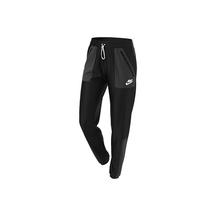 Nike Running Training Woven Sports Casual Tapered Pants Women Bottoms Black CV8649-010 L