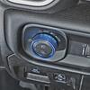 For Dodge Ram 1500 -2025 Blue Interior Headlight Switch Knob Ring Cover Trim