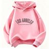 Los Angeles Briefdruck Kinder Kapuzenpullover Hip Hop Lässiges Sweatshirt Jungen Mädchen Frühling Herbst Lockere Oberteile