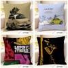 Cartoon Comic Arsene L-Lupin The Third 4 Pillow Case Natural Linen Pillow Case Double-Sided Decor Sofa Pillowcase Home Decor