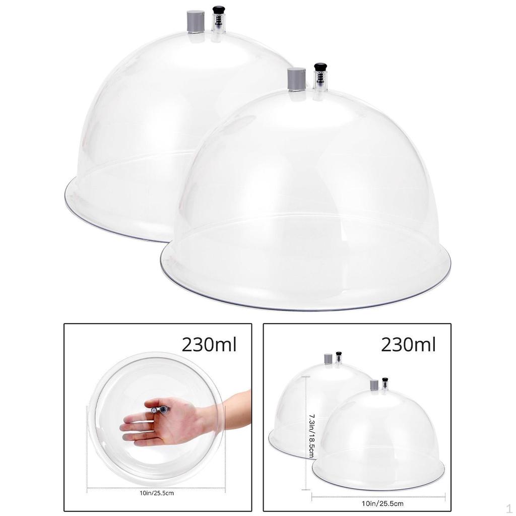 2x Vakuumnäpfe Leichtgewicht zum Heben Groß Tragbar Saugkraft Heim-SPA