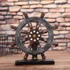 Creative Retro Rudder Compass Model Coffee Shop Window Display Table Props Decorations