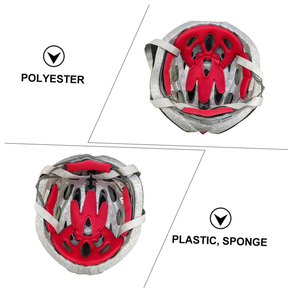 HANABASS 1 Set Bicycle Motorcycle Helmet Inner Pad with Insect Repellent Net