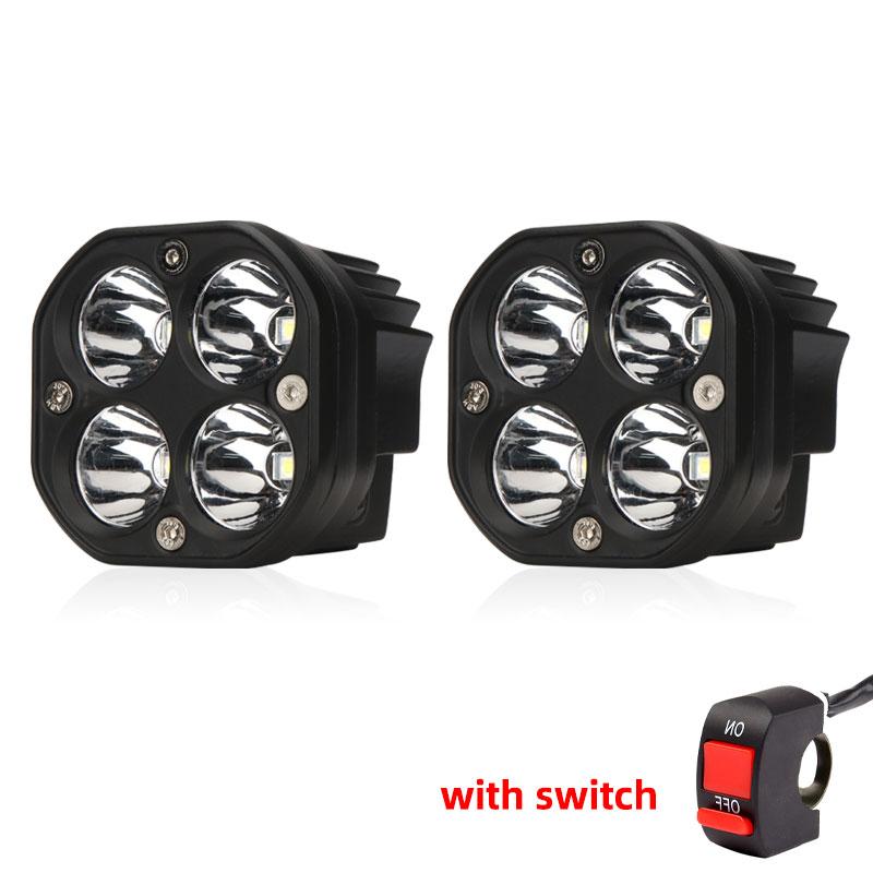Motorcycle Led Work Light 12V Fog Light Spotlight DRL For Car 4x4 Off Road ATV SUV Motorcycle Trucks Tractors Boat Headlights