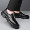 Fashion Fashion Casual Black Leather Loafers for Men Big Size Spring Autumn New Designer Shoes Male Soft Sole Men's Dress Shoe