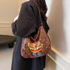 Women's Backpack Cartoon Print Shoulder Bag Large Capacity Commuter Multi-Function Crossbody Bag