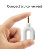 U3 Audio Converter Practical Fast Transmission Metal 1 Male to 2 Female 3.5mm Jack Splitter for Earphone