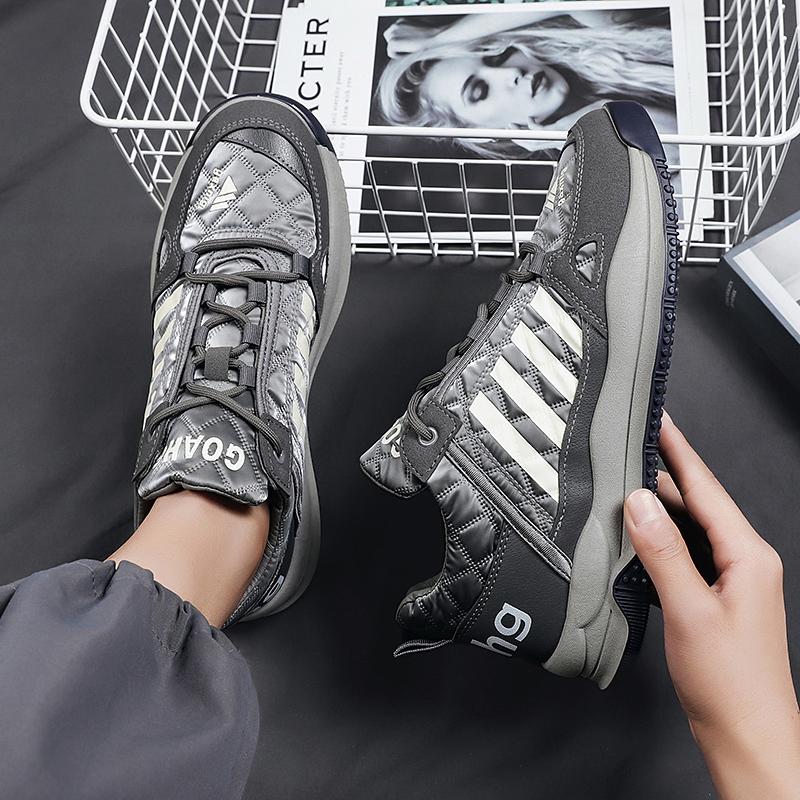 Mens Walking Shoes Comfortable Fashion Casual Lace-up Sneakers Free Shipping 2025 New Luxury Design Tennis Shoes for Men
