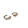 Colorful Rhinestone Ear Cuffs: Niche Simple Style Versatile Earrings for Women