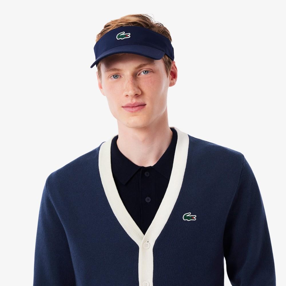 [lacoste] Men's Golf Color-Tipped Windproof Cardigan AH7725-55NHHW