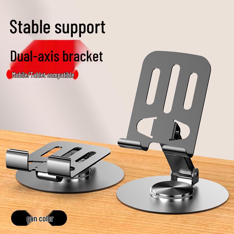 

Повністю металева обертова портативна підставка для телефону для фотографій та прямих трансляцій