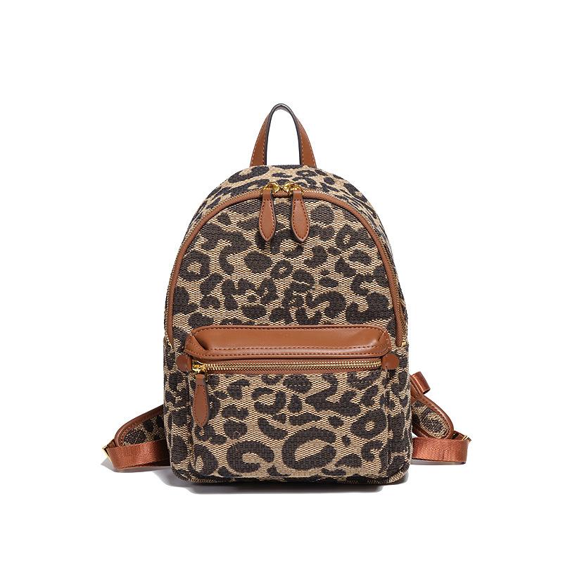 

Универсальный рюкзак с леопардовым принтом на одно плечо для осени и зимы, модный дорожный рюкзак для женщин