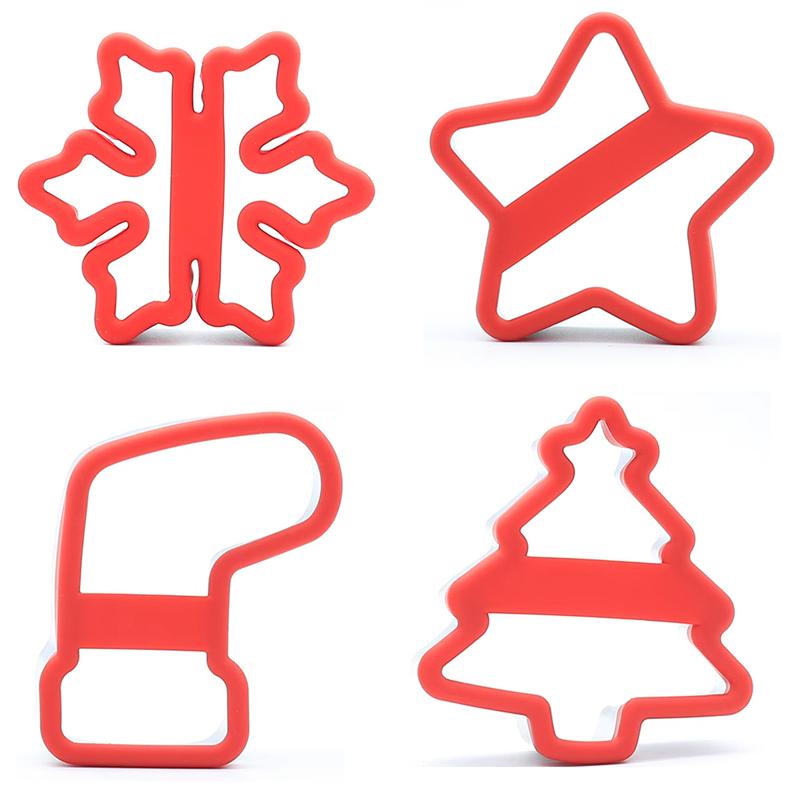 Vánoční vykrajovátka Nerezová kovová vánoční vykrajovátka Tvary vánočního stromku, sněhové vločky, hvězdy Pečicí potřeby