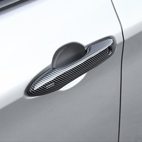No Adhesive Snap-on Car Door Handle Cover Protector Compatible for Toyota 2018-2020 2021 2022 2023 2024 2025 2026 Camry 2019-2026 Corolla 2019-2022