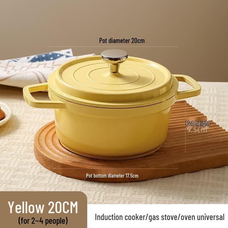 Qiwei Multi-functional Enamel Ceramic Stew Pot