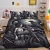 Duvet Cover Set Beauty Skull Printed Full Size Microfiber Bedspreads High Quality Luxury Bedding Cover