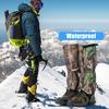 1 Pair Leg Gaiters Breathable Water-Resistant Fastener Tape Design Adjustable Snow Boot Gaiters Leg Guards for Hunting Climbing