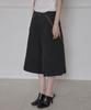 Peulleeoeob Asymmetrical Bermuda Shorts (Fl-254_Black)
