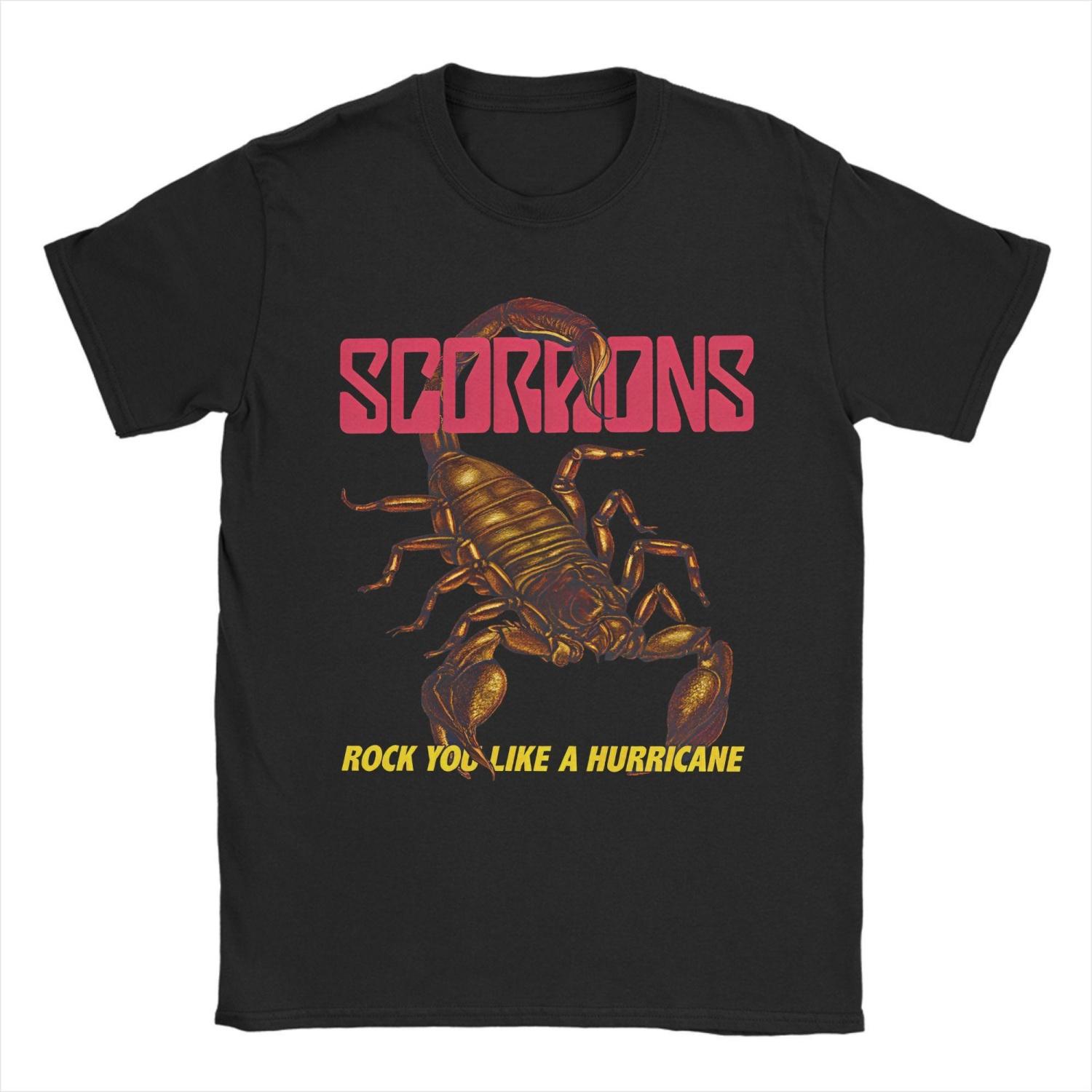 

Scorpions Heavy Metal Rock Band T Shirt Summer Street Style T-Shirts Cotton Trending Tshirt For Men s Short-Sleeved Top Tees XXXXXL