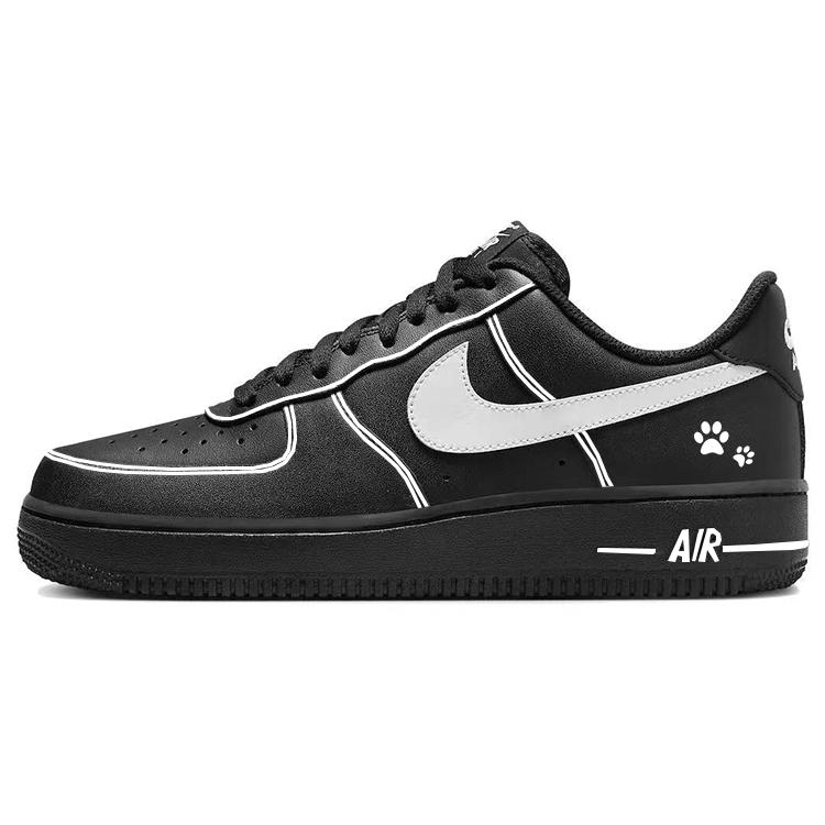 

Nike Air Force 1 Slip Resistant, Abrasion Resistant, Lightweight Low top Skateboard Shoes Unisex White Black FZ0627-010(Team56-) 40.5