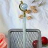 Crystal Globe Floral Pen: Cute Transparent Neutral Pen for Students & Office Writing