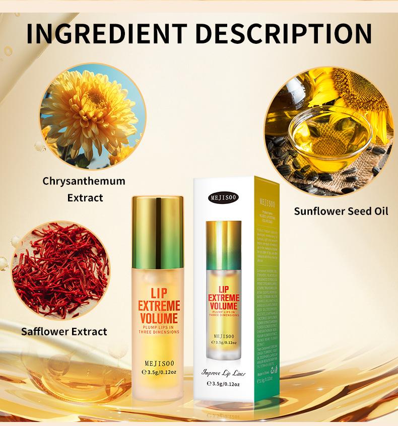 Long Lasting Lip Plumper Oil Serum Instant Volumising Essence Oil Repair Lip Fine Lines Increases Elasticity Sexy Lip Balm