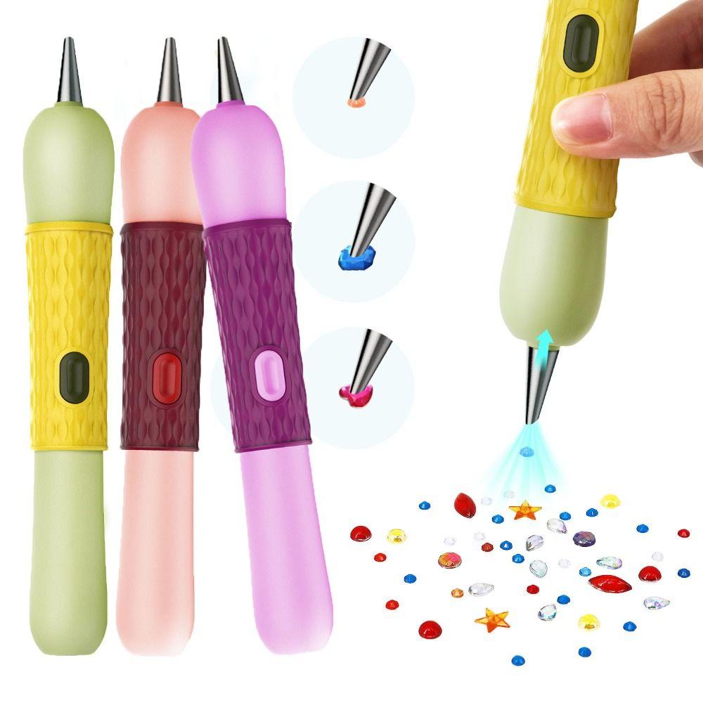 Rechargeable Electric Diamond Painting Pen Ipx5 Waterproof Easy To Clean Diamond Painting Vacuum Pen Rhinestone Dot Pen