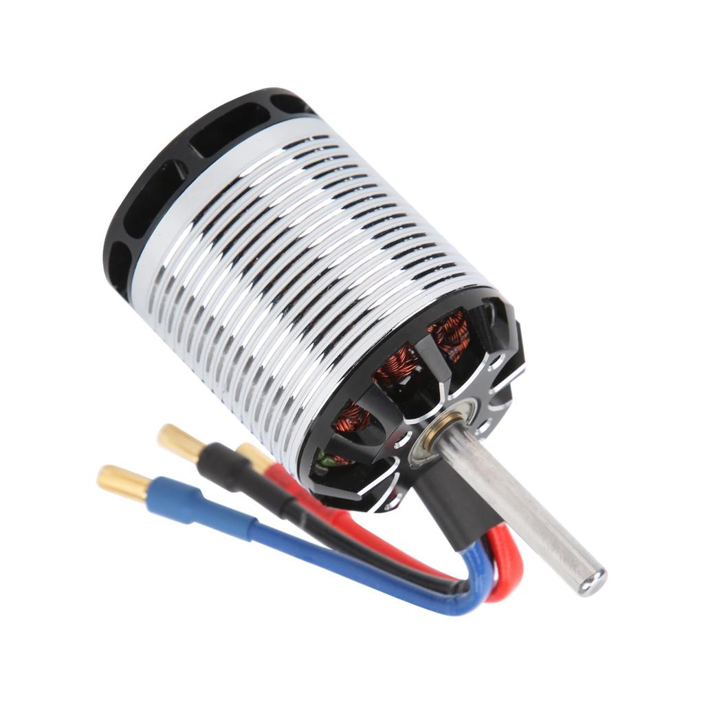 Jiawu H550 Brushless Motor, RC Helicopter Accessories Aluminum Alloy H550 3538 1220KV Brushless Motor with Copper Tube for 550 RC Helicopter