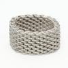 Used TIFFANY&Co. Ring Somerset EU#53.5 Silver925 8.3g Silver Mesh